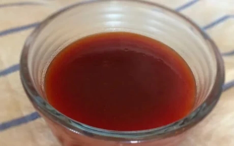 pot of sweet and sour sauce